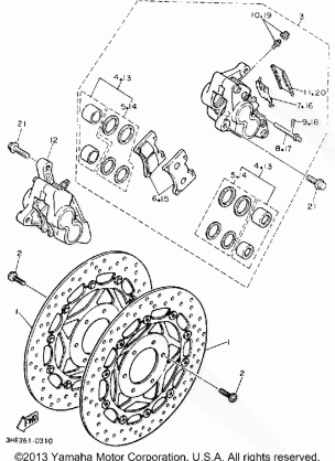 FRONT BRAKE CALIPER