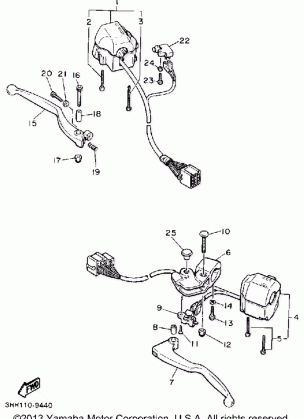 HANDLE SWITCH LEVER