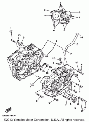 CRANKCASE (CALIFORNIA MODEL ONLY)