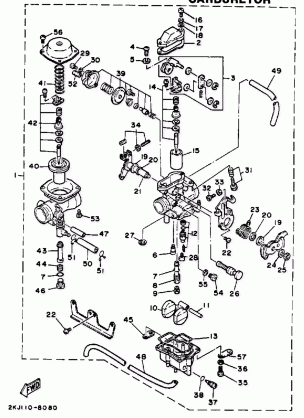 CARBURETOR (NON-CALIFORNIA MODEL)