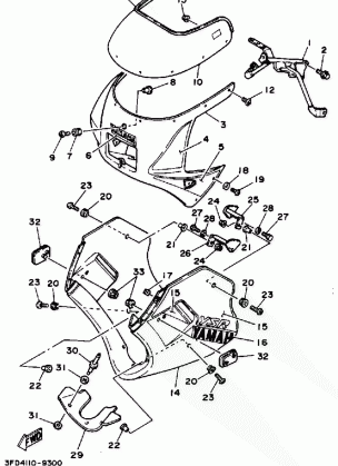 FAIRING-COWLING (2RR-036101)