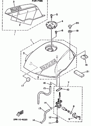 FUEL TANK (2RR-020101-2RR-036100 SEE NOTE)