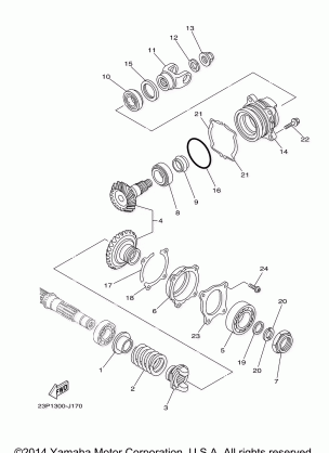 MIDDLE DRIVE GEAR