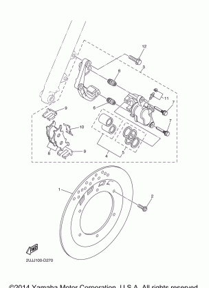 FRONT BRAKE CALIPER