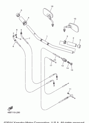 STEERING HANDLE CABLE