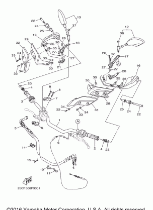 STEERING HANDLE CABLE