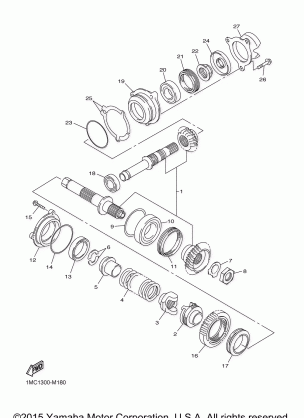 MIDDLE DRIVE GEAR