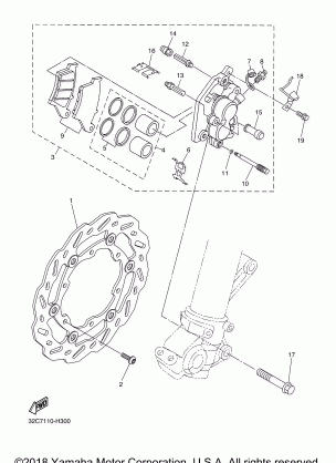 FRONT BRAKE CALIPER