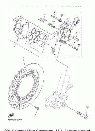 FRONT BRAKE CALIPER