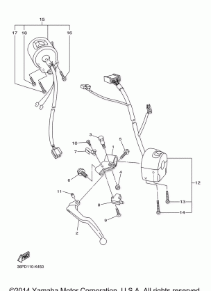 HANDLE SWITCH LEVER