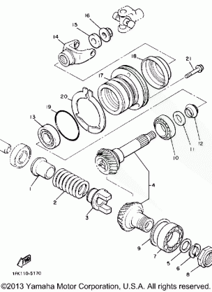 MIDDLE DRIVE GEAR