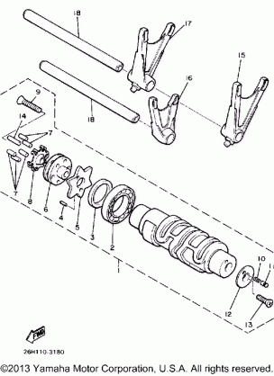 SHIFT CAM FORK