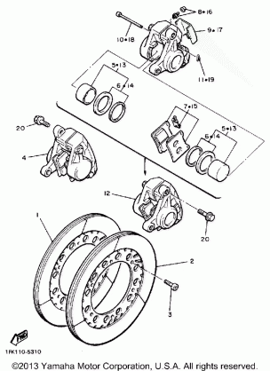 FRONT BRAKE CALIPER