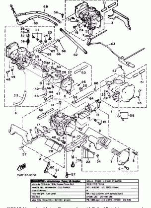 CARBURETOR NONCALIFORNIA MODEL