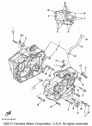 CRANKCASE (CALIFORNIA MODEL ONLY)