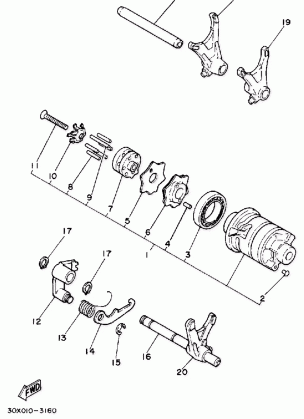 SHIFT CAM - FORK