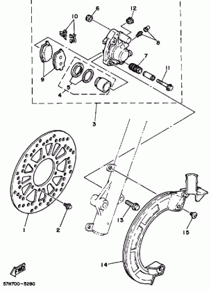 FRONT BRAKE CALIPER