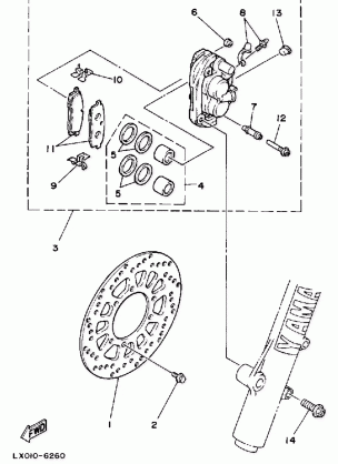 FRONT BRAKE-CALIPER