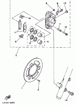 FRONT BRAKE - CALIPER