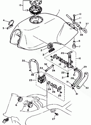 FUEL TANK (SRX600S)