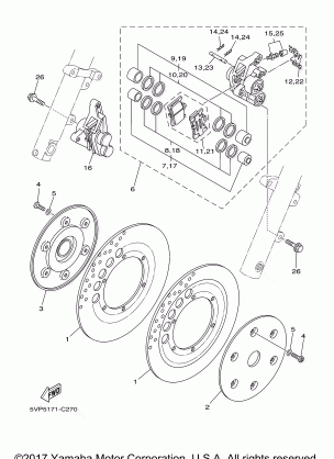 FRONT BRAKE CALIPER