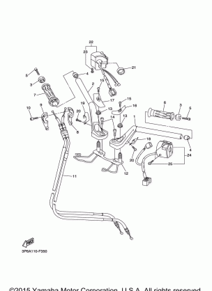 STEERING HANDLE CABLE