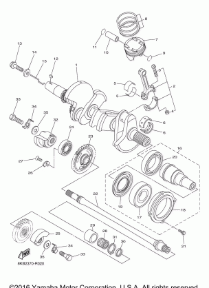 CRANKSHAFT PISTON