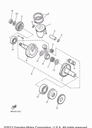 CRANKSHAFT PISTON