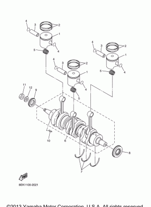 CRANKSHAFT PISTON