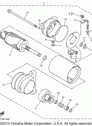 STARTING MOTOR