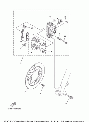 FRONT BRAKE CALIPER