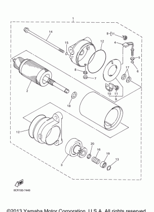 ALTERNATE STARTING MOTOR