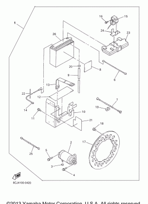 ALTERNATE STARTING MOTOR KIT