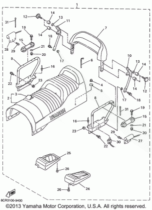 ALTERNATE SEMI DOUBLE SEAT ASSY