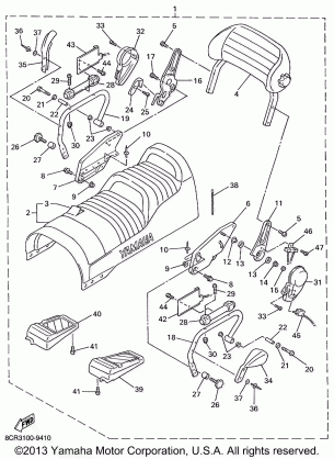 ALTERNATE SEMI DOUBLE SEAT ASSY DX