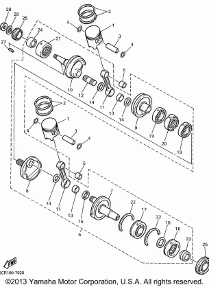 CRANKSHAFT PISTON