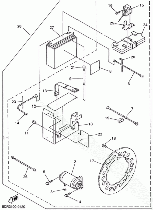 ALTERNATE ELECTRIC STARTER KIT