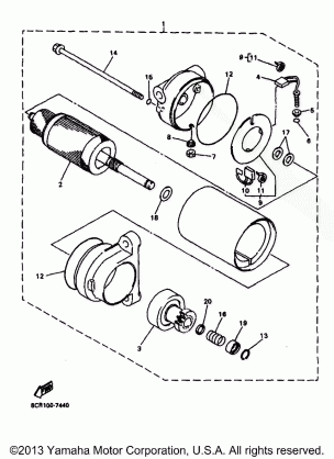 ALTERNATE STARTING MOTOR