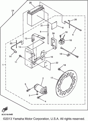 ALTERNATE STARTING MOTOR KIT