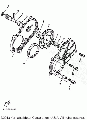 PUMP DRIVE GEAR