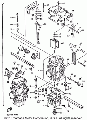 CARBURETOR FOR VX600