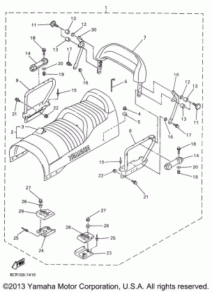 ALTERNATE SEMI DOUBLE SEAT ASSY