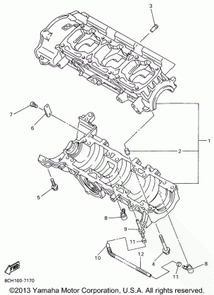 CRANKCASE FOR MM700