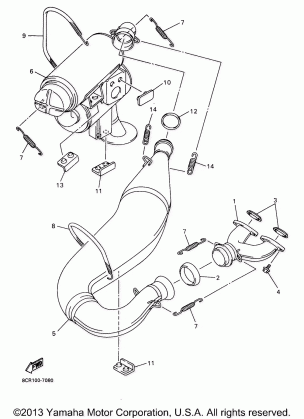 EXHAUST FOR MM600