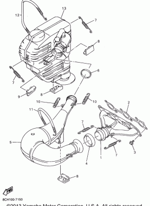 EXHAUST FOR MM700