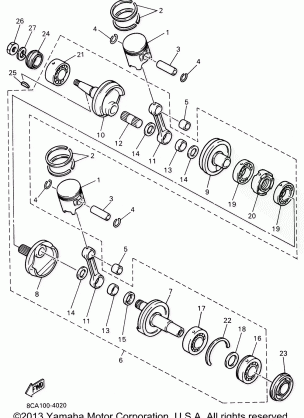 CRANKSHAFT PISTON