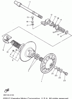 SECONDARY SHEAVE