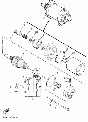 ALTERNATE STARTING MOTOR