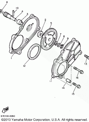 PUMP DRIVE GEAR