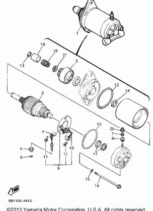 ALTERNATE STARTING MOTOR